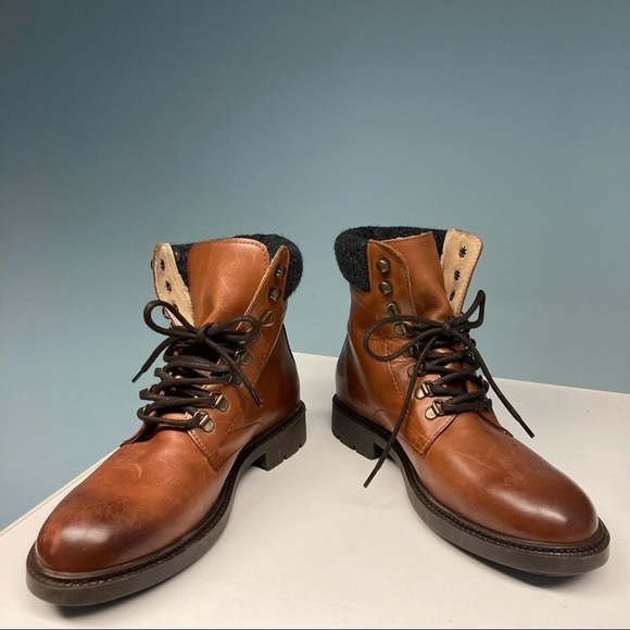 NOBRAND ™ Sz 9 There is No Brand Like NoBrand  Lace Up Leather Distressed… - Picture 1 of 14
